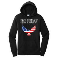R.E.D. Support Our Troops Wear Red On Friday Women's Pullover Hoodie