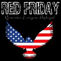 R.E.D. Support Our Troops Wear Red On Friday Cooling Performance Long Sleeve Crew