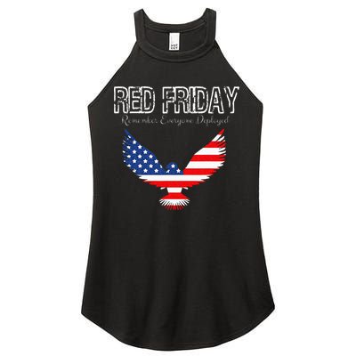 R.E.D. Support Our Troops Wear Red On Friday Women's Perfect Tri Rocker Tank