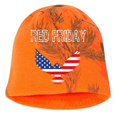 R.E.D. Support Our Troops Wear Red On Friday Kati - Camo Knit Beanie