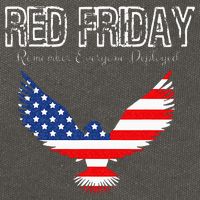 R.E.D. Support Our Troops Wear Red On Friday Cotton Canvas Backpack