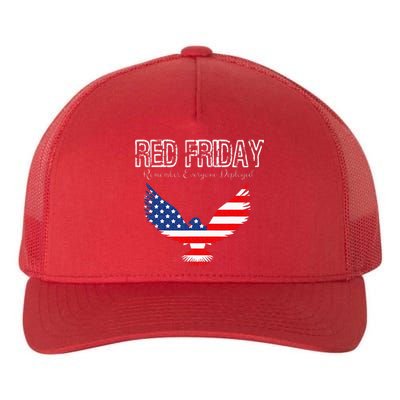 R.E.D. Support Our Troops Wear Red On Friday Yupoong Adult 5-Panel Trucker Hat