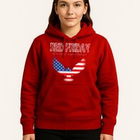 R.E.D. Support Our Troops Wear Red On Friday Hoodie