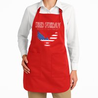 R.E.D. Support Our Troops Wear Red On Friday Apron