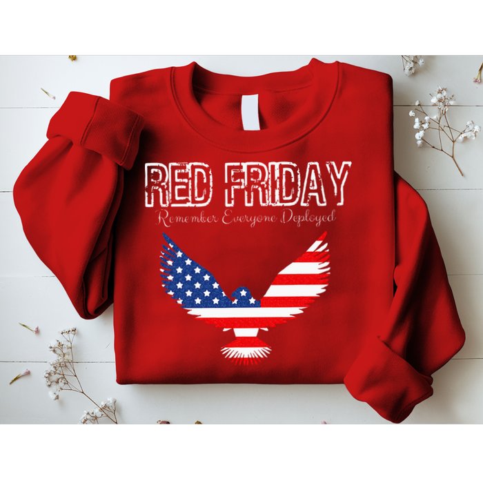 R.E.D. Support Our Troops Wear Red On Friday Sweatshirt