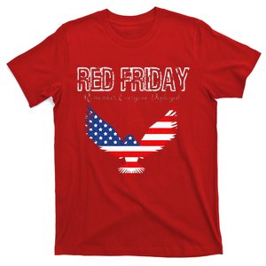 R.E.D. Support Our Troops Wear Red On Friday T-Shirt