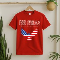 R.E.D. Support Our Troops Wear Red On Friday T-Shirt