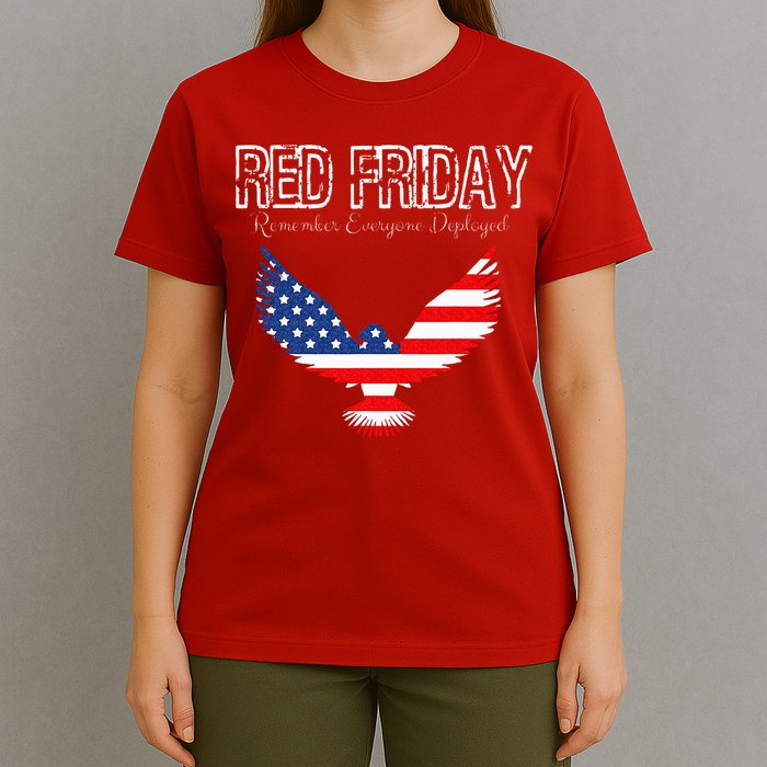 R.E.D. Support Our Troops Wear Red On Friday T-Shirt