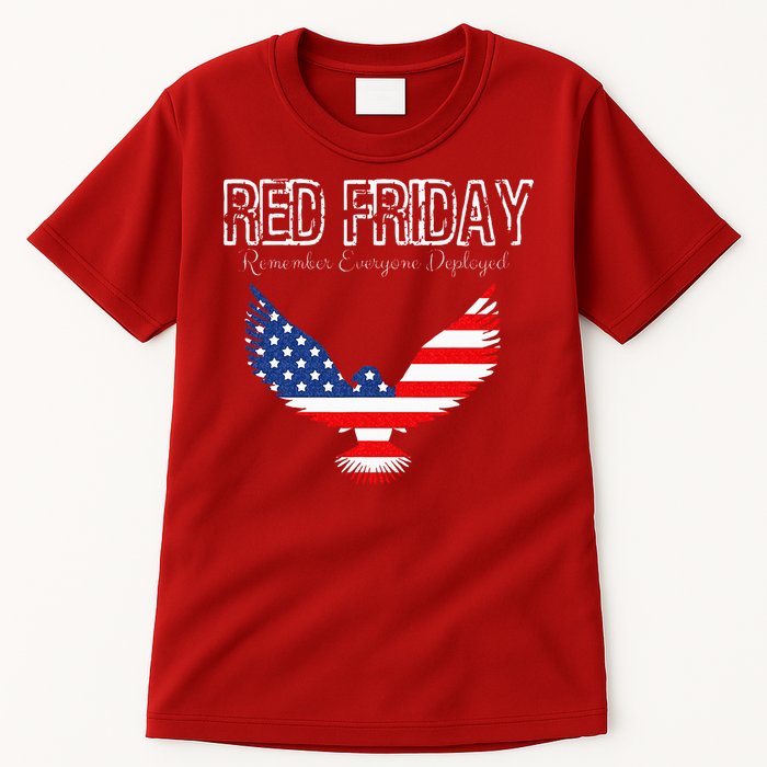 R.E.D. Support Our Troops Wear Red On Friday Tall T-Shirt