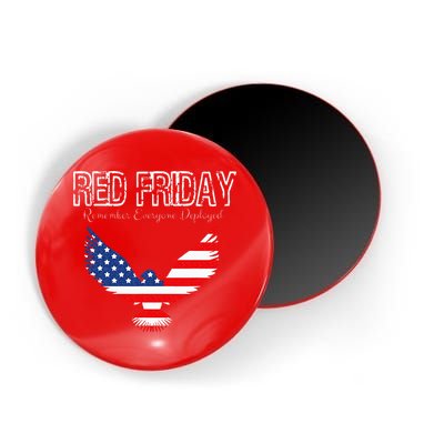 R.E.D. Support Our Troops Wear Red On Friday Magnet
