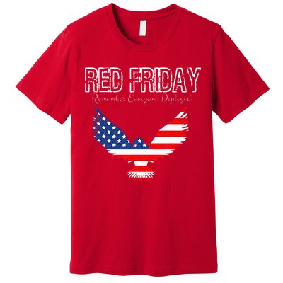 R.E.D. Support Our Troops Wear Red On Friday Premium T-Shirt