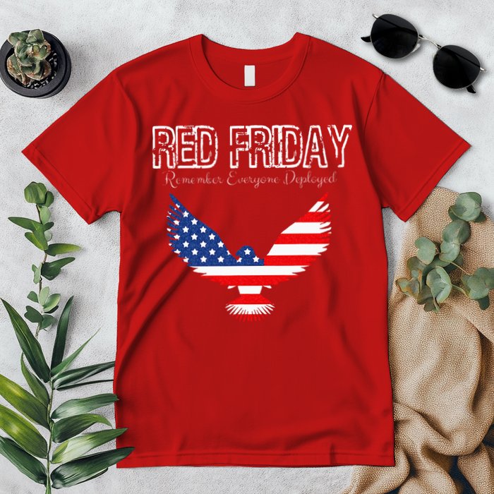 R.E.D. Support Our Troops Wear Red On Friday Premium T-Shirt