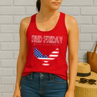 R.E.D. Support Our Troops Wear Red On Friday Womens Tank Top