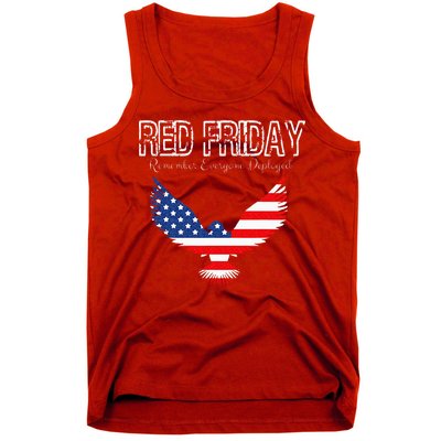 R.E.D. Support Our Troops Wear Red On Friday Tank Top