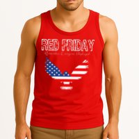 R.E.D. Support Our Troops Wear Red On Friday Tank Top