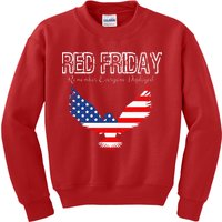 R.E.D. Support Our Troops Wear Red On Friday Kids Sweatshirt