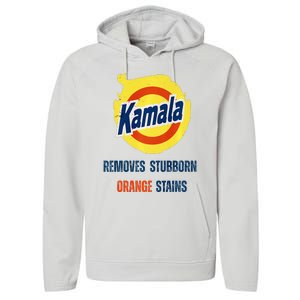 Removes Stubborn Orange Stains Anti Trump Kamala Harris Premium Performance Fleece Hoodie