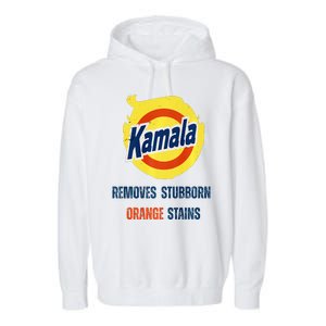 Removes Stubborn Orange Stains Anti Trump Kamala Harris Premium Garment-Dyed Fleece Hoodie