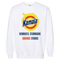 Removes Stubborn Orange Stains Anti Trump Kamala Harris Premium Garment-Dyed Sweatshirt