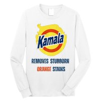 Removes Stubborn Orange Stains Anti Trump Kamala Harris Premium Long Sleeve Shirt