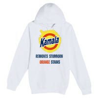 Removes Stubborn Orange Stains Anti Trump Kamala Harris Premium Premium Pullover Hoodie