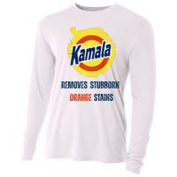 Removes Stubborn Orange Stains Anti Trump Kamala Harris Premium Cooling Performance Long Sleeve Crew