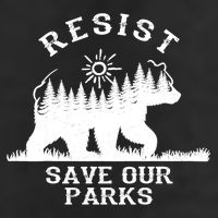 Resist Save Our National Parks Bear Nature Garment-Dyed Heavyweight T-Shirt