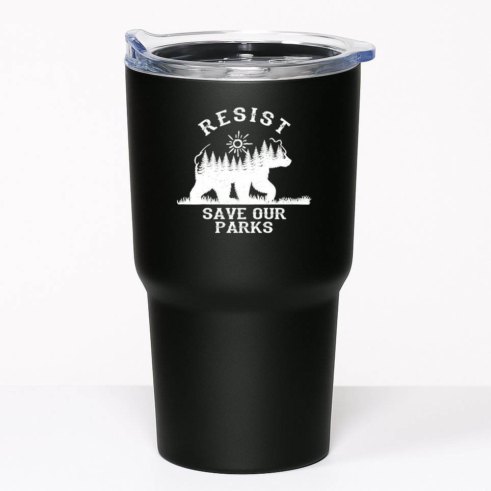 Resist Save Our National Parks Bear Nature Tumbler