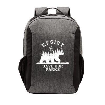 Resist Save Our National Parks Bear Nature Vector Backpack