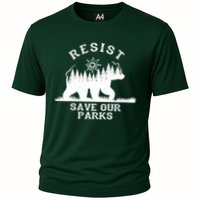 Resist Save Our National Parks Bear Nature Cooling Performance Crew T-Shirt