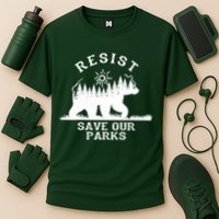 Resist Save Our National Parks Bear Nature Cooling Performance Crew T-Shirt