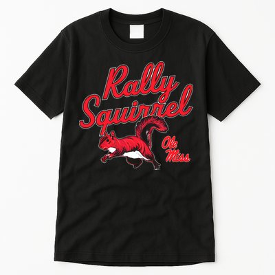 Rally Squirrel Ole Miss Football Team Lover Tall T-Shirt