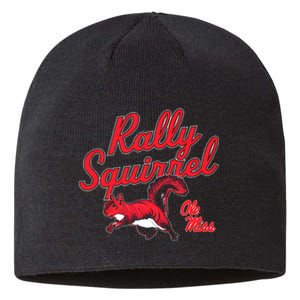 Rally Squirrel Ole Miss Football Team Lover Sustainable Beanie