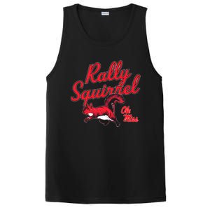 Rally Squirrel Ole Miss Football Team Lover PosiCharge Competitor Tank