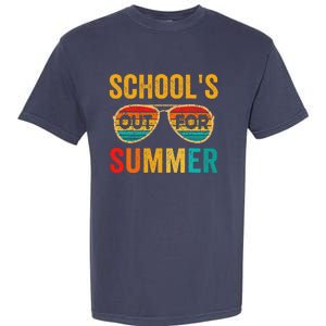 Retro Schools Out For Summer Last Day Of School Teacher Boy Garment-Dyed Heavyweight T-Shirt