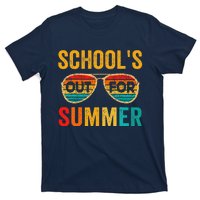 Retro Schools Out For Summer Last Day Of School Teacher Boy T-Shirt