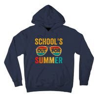 Retro Schools Out For Summer Last Day Of School Teacher Boy Tall Hoodie