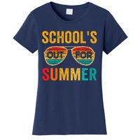 Retro Schools Out For Summer Last Day Of School Teacher Boy Women's T-Shirt