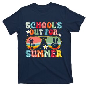 Retro Schools Out For Summer Last Day Of School Teacher T-Shirt