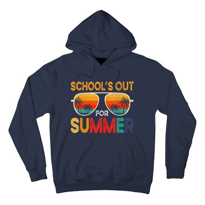 Retro Schools Out For Summer Last Day Of School Teacher Boy Cute Hoodie