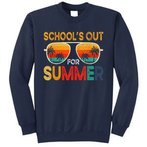 Retro Schools Out For Summer Last Day Of School Teacher Boy Cute Sweatshirt