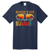 Retro Schools Out For Summer Last Day Of School Teacher Boy Cute Tall T-Shirt