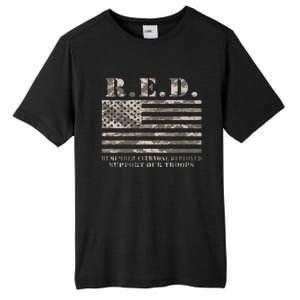 RED Support Our Troops Wear Red On Friday Military Tall Fusion ChromaSoft Performance T-Shirt