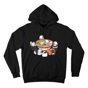 Ramen Sushi Old English Sheepdog Dog Premium Hoodie