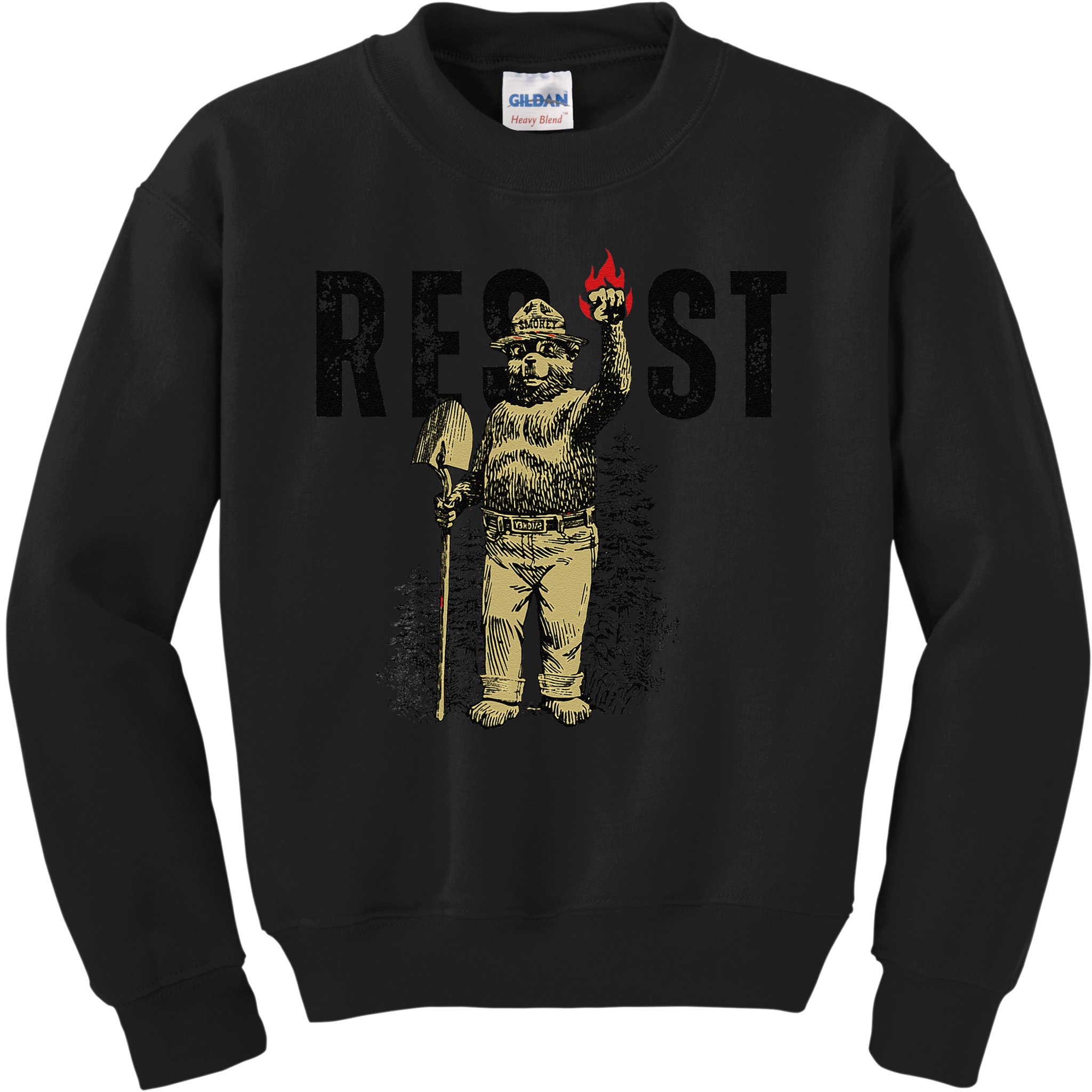 Resist Save Our Parks Support National Park Nature Lover Kids Sweatshirt