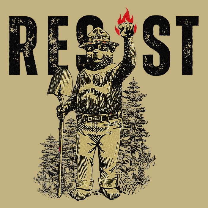 Resist Save Our Parks Support National Park Nature Lover T-Shirt