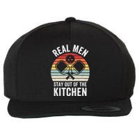 Real Stay Out of the Kitchen Funny Pickleball Vintage Wool Snapback Cap