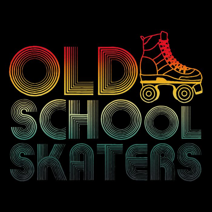 Roller Skates Old School Vintage Derby Funky 70’s Party Backpack