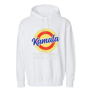 Removes Stubborn Orange Stains Funny Kamala 2024 Election Gift Garment-Dyed Fleece Hoodie