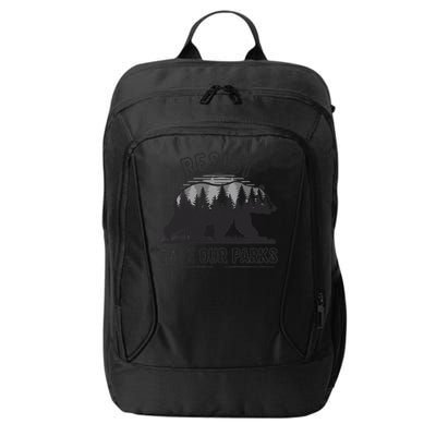 Resist Save Our Parks Bear Nature Conservation present City Backpack